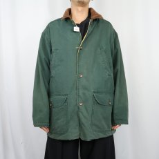 画像4: 90's GAP リバーシブル コットンハンティングジャケット M (4)