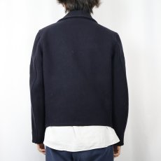 画像3: 50's Harris&Frank ウールスポーツジャケット NAVY (3)