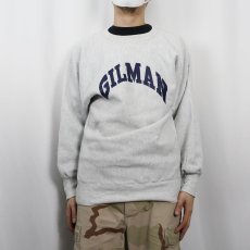 画像2: 90's Champion REVERSE WEAVE USA製 "GLIMAN" プリントスウェット XL (2)