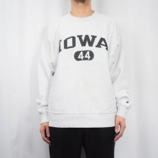 画像2: Champion ORIGINAL REVERSE WEAVE "IOWA" プリントスウェット L (2)