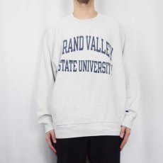 画像2: Champion ORIGINAL REVERSE WEAVE "GRAND VALLEV STATE UNIVERSITY" プリントスウェット XL (2)