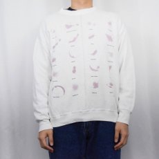 画像2: 90〜2000's WINE STAINS プリントスウェット L (2)