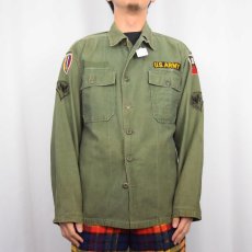 画像2: 60's U.S.ARMY ユーティリティシャツ 1st後期 (2)