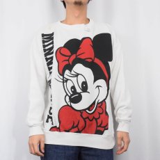 画像3: 80's Disney USA製 "MINNIE MOUSE" キャラクタープリントスウェット L (3)