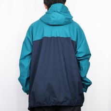 画像4: 90's Patagonia ニューマティックプルオーバー NAVY×GREEN XL (4)