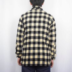 画像3: 60's Woolrich ブロックチェック柄 ウールシャツ SIZE14 (3)