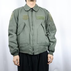 画像2: 2000's U.S.AIR FORCE CWU-45/P フライトジャケット MEDIUM (2)