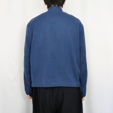 画像3: 〜70's "INTERNATIONAL De MOLAY LEADERSHIP CAMP" フロッキープリント スイングトップ NAVY (3)