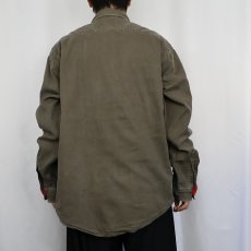 画像3: 80's L.L.Bean CANADA製 ネルライナー コットンシャツ L REG (3)