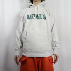 画像2: Champion ORIGINAL REVERSE WEAVE "DARTMOUTH "プリントスウェット フーディー BLACK L (2)