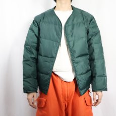 画像2: 90's Eddie Bauer 中綿入り キルティングライナージャケット M (2)