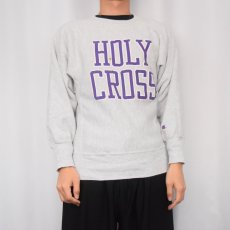 画像2: 90's Champion REVERSE WEAVE "HOLY CROSS" プリントスウェット M (2)