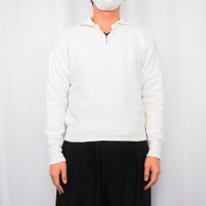 画像3: 60's SPORTSWEAR USA製 ハーフジップスウェット L (3)