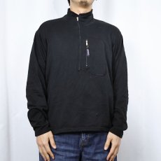 画像3: 2000's Patagonia USA製 Rシリーズ R1 POLARTEC フリースプルオーバージャケット BLACK L (3)