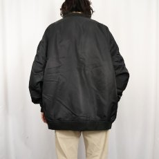 画像5: 民間品 K SPORTS "MA-1 TYPE" フライトジャケット BLACK 3XL (5)