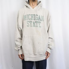 画像3: Champion REVERSE WEAVE "MICHIGAN STATE" スウェットフーディー XXL (3)