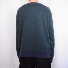 画像3: 2012AW Patagonia 裏フリース 前V フリーダムスリーブ スウェット NAVY XL (3)