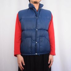 画像2: 80's THE NORTH FACE 茶タグ USA製 ダウンベスト S (2)