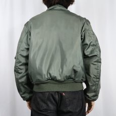 画像3: 90's 民間品 ALPHA INDUSTRIES CWU-45/P フライトジャケット MEDIUM (3)