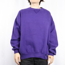 画像2: 90's RUSSELL ATHLETIC USA製 前V 無地スウェット XXL (2)