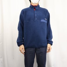 画像2: 90's Patagonia USA製 スナップT NAVY L (2)