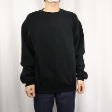 画像2: 90's RUSSELL ATHLETIC USA製 "＄" バックプリントスウェット BLACK L (2)