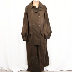 画像2: VINTAGE Oilskins of the Outback オイルドコート BROWN L (2)