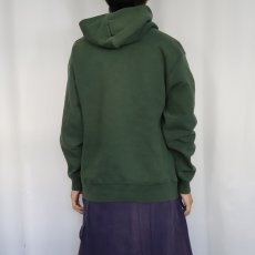 画像3: 80〜90's Champion USA製 青刺繍タグ 後期 前Vスウェットフーディー XL (3)