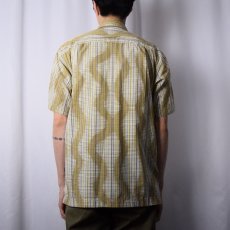 画像3: Patagonia ORGANIC COTTON 総柄 フルジップシャツ M (3)