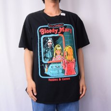 画像2: CREEPY CO. "Bloody Mary" プリントTシャツ BLACK XL (2)
