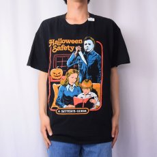 画像2: HALLOWEEN BY CREEPY CO. "Halloween Safety" プリントTシャツ BLACK XL (2)