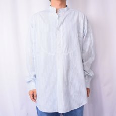 画像2: 80〜90's Ralph Lauren POLO COUNTRY マルチボーダー柄 コットンバンドカラーシャツ L (2)