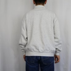 画像3: 90's RUSSELL ATHLETIC USA製 "HIGH COTTON" 前V タートルネック無地スウェット XL (3)