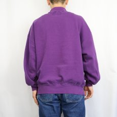 画像3: 90's RUSSELL ATHELETIC "HIGH COTTON" USA製 ハイネック 前Vスウェット XL (3)