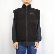 画像2: 90's POLO SPORT Ralph Lauren フリースベスト BLACK L (2)