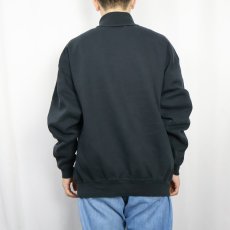 画像3: 90's LANDS' END USA製  タートルネック無地スウェット BLACK L (3)