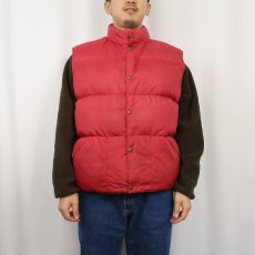 画像2: 80's L.L.Bean ナイロンダウンベスト L (2)