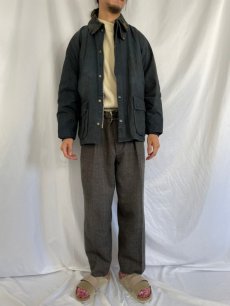 画像2: 90's Barbour ENGLAND製 "BEDALE" 3ワラント 濃紺 (2)