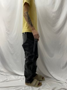 画像3: GAP "boot cut" レザーパンツ W32 (3)