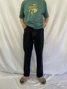 画像2: 60〜70's  LEVI'S BIGE STA-PREST PANTS BLACK W37 (2)