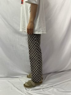 画像3: 70's AUTHENTIC KNIT チェック柄 スラックス W31 (3)