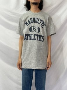 画像2: 80's JANSPORT USA製 "MARQUETTE ATHLETICS" プリントTシャツ XL (2)