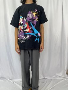 画像2: 90's The Ren and Stimpy Show USA製 キャラクターTシャツ XL (2)