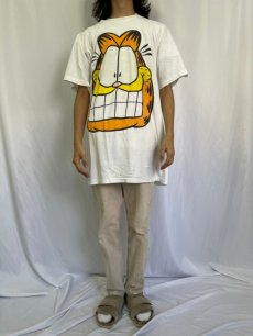 画像2: 90's Garfield キャラクター 大判プリントTシャツ ONESIZE (2)