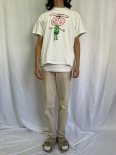 画像2: 90's Quisp USA製 シリアル企業 キャラクターTシャツ L (2)