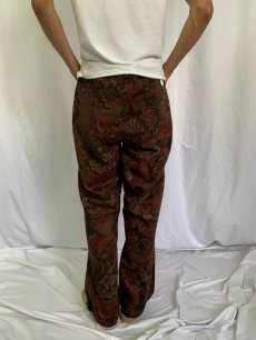 画像4: 90's BILLBLASS JEANS 花柄コットンパンツ W31 (4)