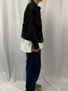 画像3: 90's〜 Levi's 70598-4159 ブラックデニムジャケット M (3)