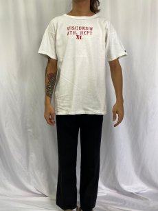 画像2: 80's Champion トリコタグ USA製 "WISCONSIN ATH.DEPT XL" L (2)