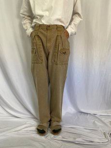 画像2: 80's Eddie Bauer コットンブッシュパンツ W36 (2)