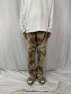 画像2: 80's U.S.ARMY チョコチップカモ コンバットパンツ MEDIUM-REGULAR (2)